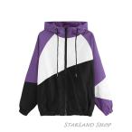 マウンテンパーカー レディース UVカット ジャケット 紫外線対策 ジップパーカー 切り替え