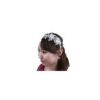 豪華 ヨーロッパ調 ビジュー リーフ 花嫁 ヘッド ドレス  カチューシャ　髪飾り ブライダル 結婚式 パーティー