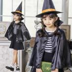  Kids Halloween . женщина комплект кнопка чёрный пончо манто накидка шляпа костюмы костюм симпатичный маскарадный костюм 2023 детский девочка мужчина 120 140