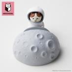 NEKONOBA NYASA スマートフォンスタンド スマホホルダー 携帯 メモ カード 名刺立て 卓上 猫 動物 可愛い 宇宙飛行士 月 惑星