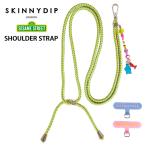 メール便 多機種対応 セサミストリート x SKINNYDIP ショルダーストラップ スキニーディップ ロンドン ショルスト 落下防止 チャーム ストラップホルダー