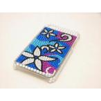 iPhone4s/s キラキラケース 花  i-case-23 アイフォン