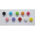 アクリルビーズ 10mm 20個入り 10色あり AB1-10 アクセサリー パーツ 手作り