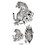  тату-наклейка . тигр Tiger [12x6cm Halloween маскарадный костюм костюмированная игра ] [HT1009]