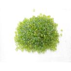 ガラスビーズ 虹色タイプ(S)　2x2mm　黄緑　イエローグリーン　約300個