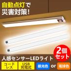 センサーライト 人感 2個セット 室内 玄関 led 照明 クローゼットライト LEDライト 屋内 廊下 充電式 小型 ランタン 防災グッズ おしゃれ