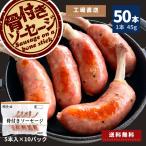 骨付き ソーセージ 50本 (5本×10P) 送料無料 冷凍 冷凍食品 BBQ バーベキュー あらびき 粗挽きウインナー 焼肉 骨付き肉 業務用 スターゼン まとめ買い