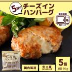 チーズインハンバーグ 5個入り 450g 冷凍 冷凍食品 レンジ 温めるだけ ハンバーグ 5種 チーズイン 業務用 お買い得 濃厚 お弁当 おかず 冷凍食品 冷凍 国内製造