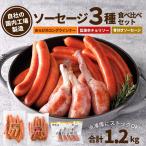 ショッピングおつまみ ウインナー 食べ比べ セット 1.2kg 送料無料 3種 ウインナー ロングウインナー 旨激辛 チョリソー BBQ 焼肉 おかず おつまみ 母の日 父の日 プレゼント キャンプ