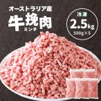 牛ミンチ 2.5kg(500g×5) ひき肉 挽肉 冷
