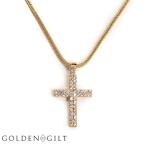 ネックレス Golden Gilt ゴールデンギルト クロスモチーフ ゴールド / Cross - Double Row Pendant / Design By TSS