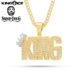 ショッピングking  ゴールドネックレス キングアイス King Ice スヌープドッグ Snoop Dogg アクセサリー ペンダント / The Crowned King Necklace