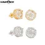 ピアス キングアイス King Ice イヤリング メンズ レディース 男性 女性 アクセサリー Round Cluster Stud Earrings