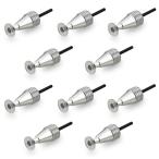 ショッピングタッチペン 2WAYタッチペン用 ペン先(ディスクタイプ)10個セット 91740 スマホ対応 タブレット対応 精密 耐久性 描き心地 オフィス 講演 授業