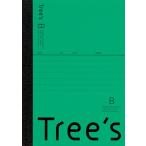 日本ノート・極東ノート キョクトウ Tree's・A6・6mm罫・グリーン UTRBA6G