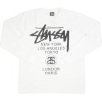 ショッピングstussy STUSSY ステューシー 24SS WORLD TOUR LS TEE White ロンT 白 Size 【M】 【新古品・未使用品】 20793139