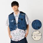 コロンビア Columbia ベスト ヘンリーズフォークVベスト フィッシングベスト タックルボックス メンズ アウトドア 撥水 多収納 Henry's Fork V Vest FM1441