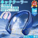 2025最新 ネッククーラー 首掛け 冷却プレート 静音 dcモーター 羽なし 5段階風量 6000mAh大容量 冷感 接触冷感 軽量 携帯扇風機 18℃ 冷却 熱中症対策