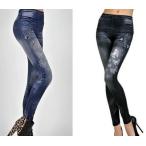  немедленная уплата Denim способ общий рисунок настоящий принт бабочка рисунок леггинсы брюки трико низ 