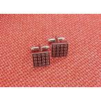  запонки квадратное box 