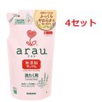 4セット サラヤ アラウ.  洗たく用せっけん 詰替え用 1L  液体洗剤 arau. 生乾き 部屋干し 洗濯 洗剤 消臭 洗浄 植物性 雑菌