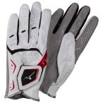 MIZUNO Mizuno перчатки W-GRIP LG( обе рука )( парк для гольфа ) белый × красный парк для гольфа перчатки 