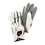 MIZUNO Mizuno перчатки W-GRIP( обе рука )( парк для гольфа ) белый × красный парк для гольфа перчатки 