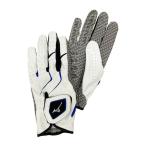 MIZUNO Mizuno перчатки W-GRIP( обе рука )( парк для гольфа ) белый × голубой парк для гольфа перчатки 
