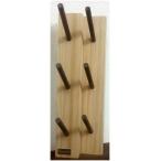 ロッドラック EASY RAKE for Rod イージーレーク ロット with壁美人(ホッチキス固定)モダンスタイル 3段 無塗装 釣竿/つり竿