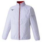 MIZUNO Mizuno тренировка Cross жакет белый × красный плавание плавание одежда 
