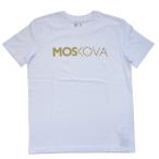 ホワイト MOSKOVA（モスコヴァ）オーガニックコットン TEE CORPOWHITE 半袖Tシャツ アパレル Ｔシャツ 半袖シャツ