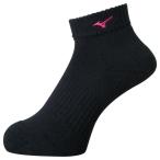 MIZUNO Mizuno короткие носки черный × Berry розовый волейбол носки 