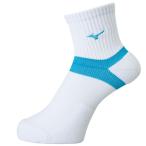 MIZUNO Mizuno короткие носки белый × Diva голубой волейбол носки 