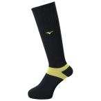 MIZUNO Mizuno длинный носки черный × желтый волейбол носки 