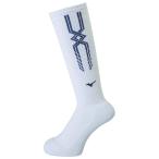 MIZUNO Mizuno длинный носки белый × платье темно-синий волейбол носки 