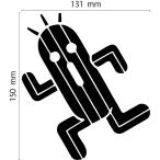 ショッピングステッカー サボテンダー カッティングステッカー
