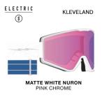 ショッピングASIAN 23-24モデル electric エレクトリック スノーボード ゴーグル KLEVELAND クリーブランド MATTE WHITE NURON ASIAN FIT アジアンフィット ミラーレンズ