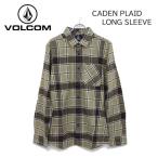 ショッピングボルコム VOLCOM ボルコム 長袖 ネルシャツ チェック メンズ CADEN PLAID LS KHK カーキ サイズ M L XL スノーボード インナー