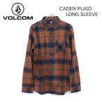 ショッピングボルコム VOLCOM ボルコム 長袖 ネルシャツ チェック メンズ CADEN PLAID LS MOC モカ サイズ M L XL スノーボード インナー