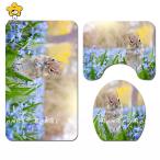  комплект ковриков для туалета 3 пункт туалет коврик коврик для ванной туалет крышка покрытие Северная Европа фэн-шуй белый 