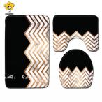  комплект ковриков для туалета 3 пункт туалет коврик коврик для ванной туалет крышка покрытие Северная Европа фэн-шуй белый 