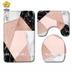  комплект ковриков для туалета 3 пункт туалет коврик коврик для ванной туалет крышка покрытие Северная Европа фэн-шуй белый 