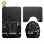  комплект ковриков для туалета 3 пункт туалет коврик коврик для ванной туалет крышка покрытие Северная Европа фэн-шуй белый 