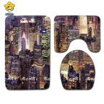  комплект ковриков для туалета 3 пункт туалет коврик коврик для ванной туалет крышка покрытие Северная Европа фэн-шуй белый 