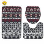  комплект ковриков для туалета 3 пункт туалет коврик туалет крышка покрытие коврик для ванной дешевый 