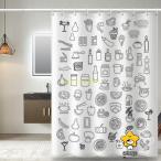  душ занавески защита от плесени модный водонепроницаемый водоотталкивающий простой автобус занавески ванная .. место автобус салон ванна перегородка . занавески кольцо приложен модуль с ванной 