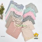 パジャマ レディース メンズ パジャマ 春夏秋 長袖 天竺綿 柔らかく軽い 薄手 快適Tシャツパジャマ 上下セット ストライプ メリヤス 寝巻き 部屋着