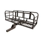 ヒッチキャリアカーゴ アルミ製 折り畳み式 ブラック 軽量 C05　1200 500 ツールズアイランド