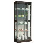 コレクションケース コレクションボード 幅64 完成品 ハイタイプ 奥行き33cm 高さ160cm 可動棚 白 ガラスケース【開梱設置無料】