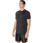 [ Asics ]p Ractis рубашка с коротким рукавом ( задняя сторона Bick Logo ) 2053A212-001 волейбол [VB]